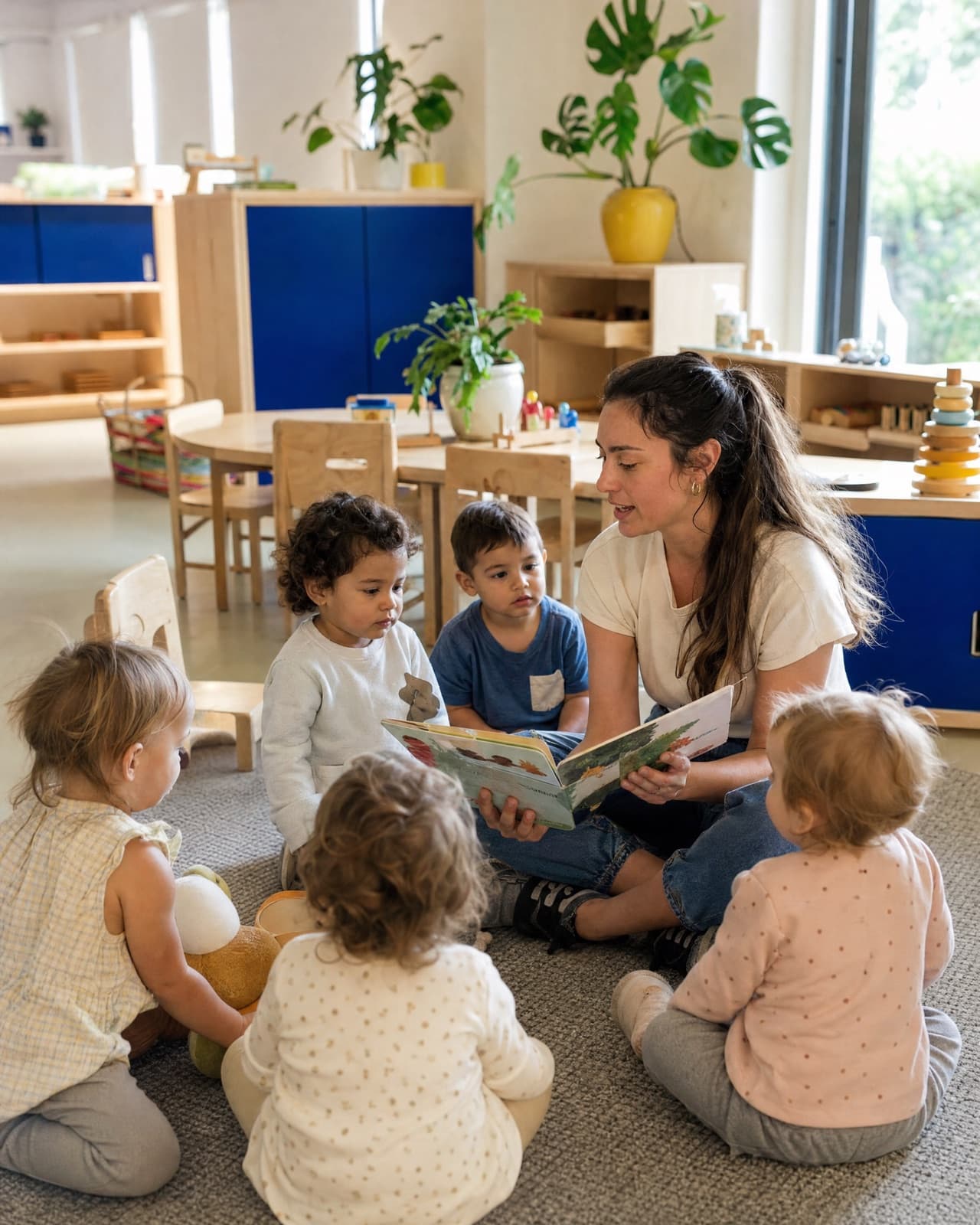 The owner or crew at work in their daycare