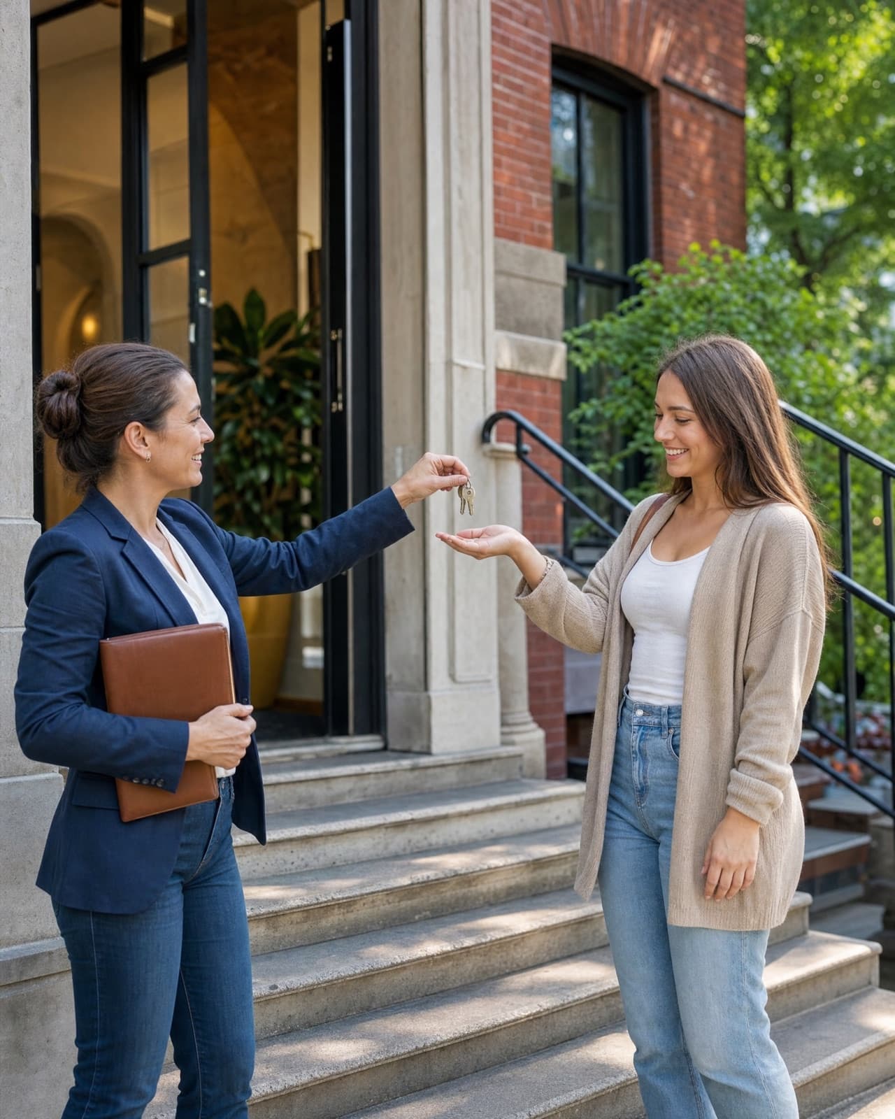 The owner or crew at work in their property business